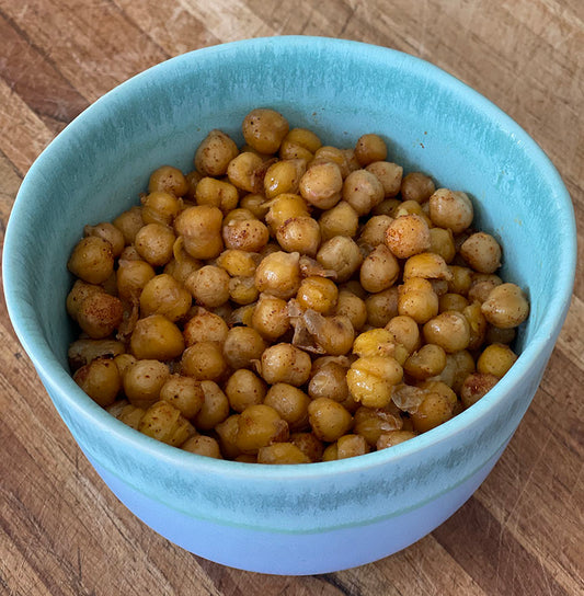 Crispy Fried Chickpeas with Fireworks Steakhouse butter