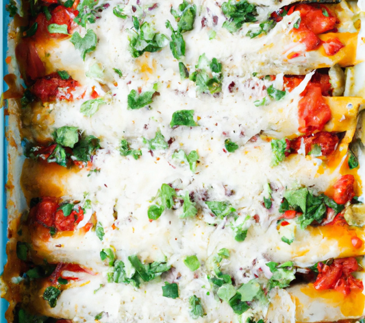 Fireworks Steakhouse Butter Sheet Pan Vegetarian Enchiladas