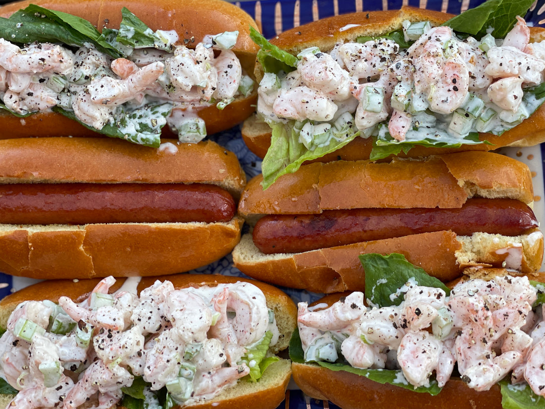 Fireworks Garlic Butter Grilled Shrimp Rolls