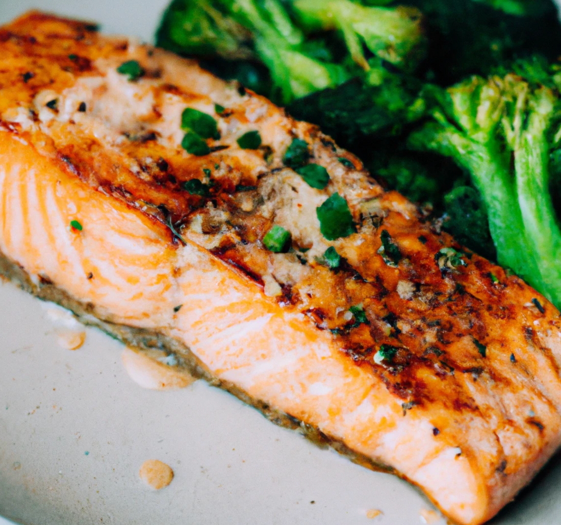 Fireworks Ginger Miso Butter Sheet Pan Broiled Salmon